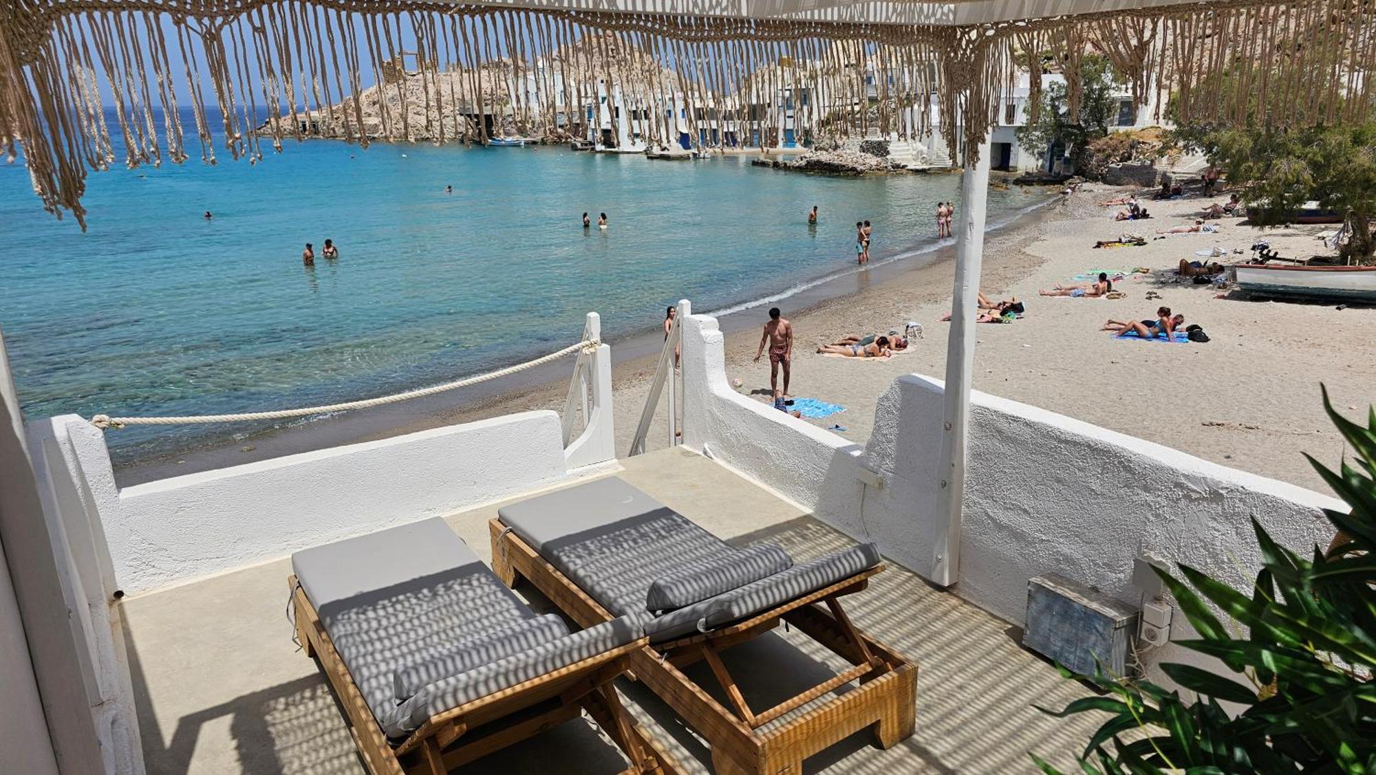 Blu Intenso Boathouse Firopotamos Exterior photo